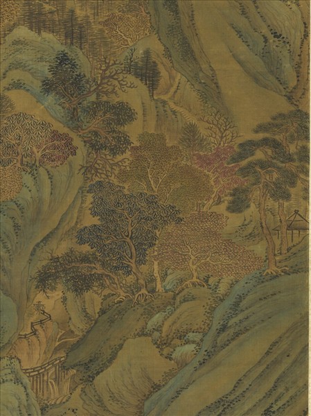 清王翬秋山聳翠圖　軸