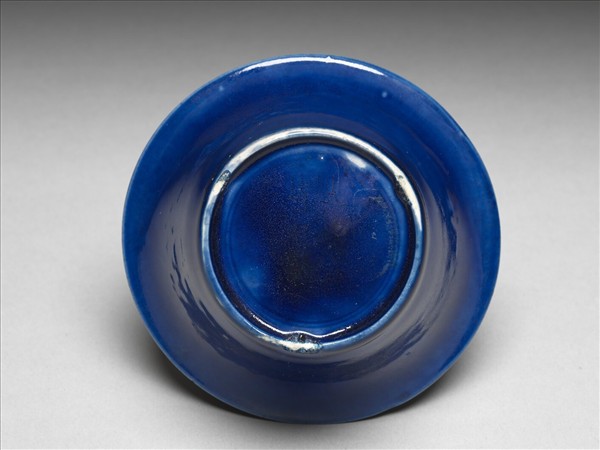 霽青釉撇口茶鐘