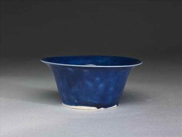 霽青釉撇口茶鐘