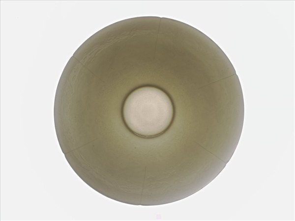 甜白釉龍鳳紋葵瓣口碗