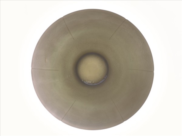 甜白釉龍鳳紋葵瓣口碗