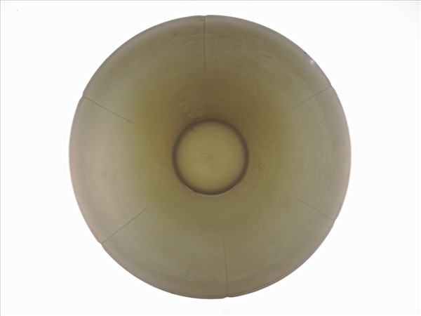 甜白釉龍鳳紋葵瓣口碗