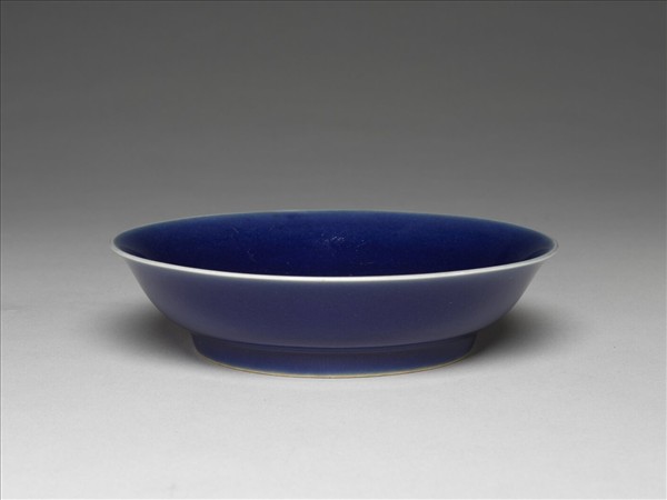 霽青釉盤