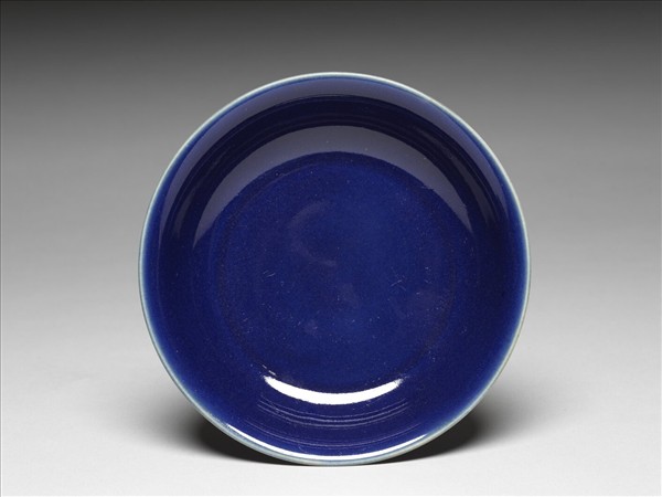 霽青釉盤