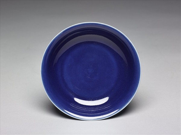 霽青釉盤