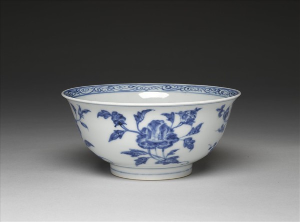 青花花卉紋碗