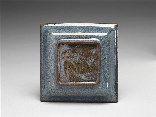 廣窯 仿鈞釉方碟