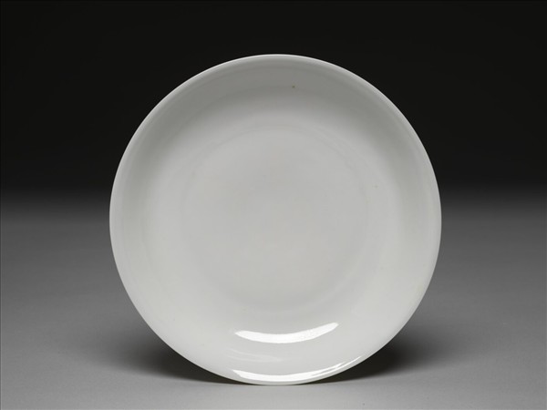 甜白釉碟