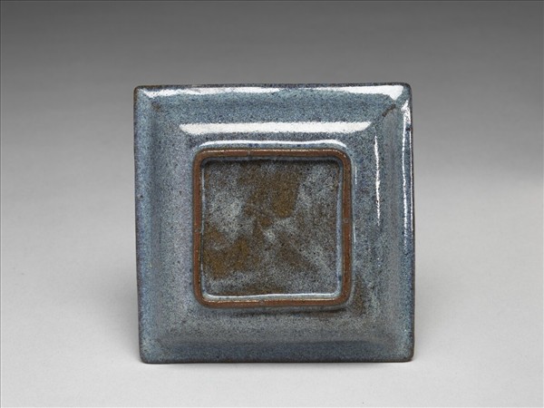 廣窯 仿鈞釉方碟