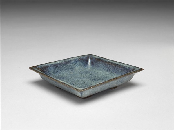 廣窯 仿鈞釉方碟