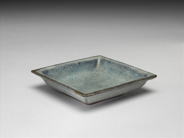 廣窯 仿鈞釉方碟