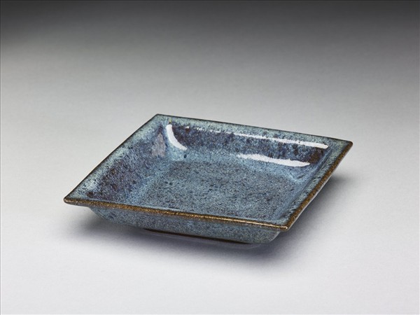 廣窯 仿鈞釉方碟