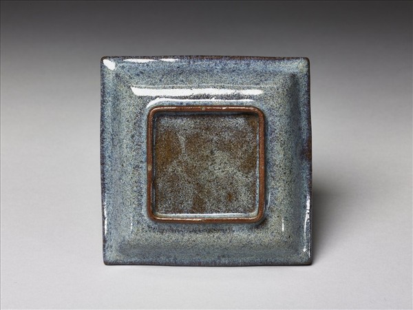 廣窯 仿鈞釉方碟