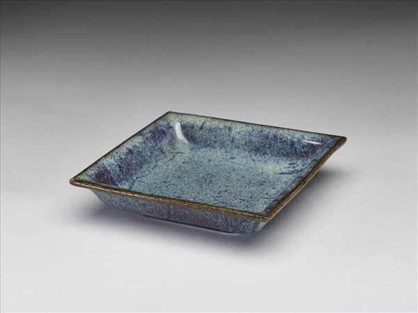 廣窯 仿鈞釉方碟