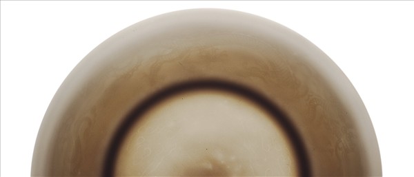 甜白釉雲龍紋碟