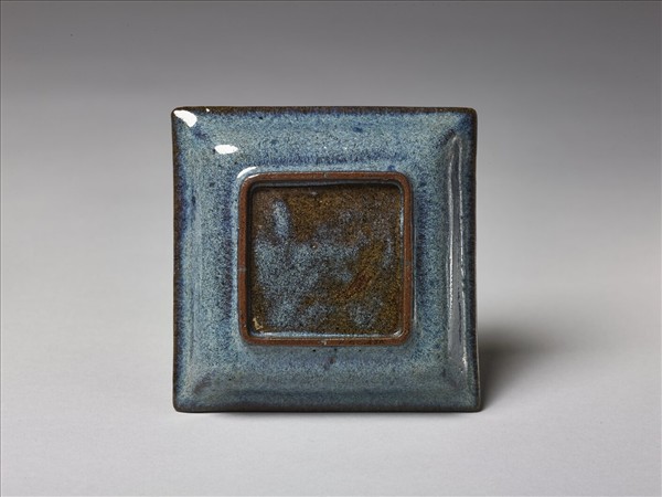 廣窯 仿鈞釉方碟