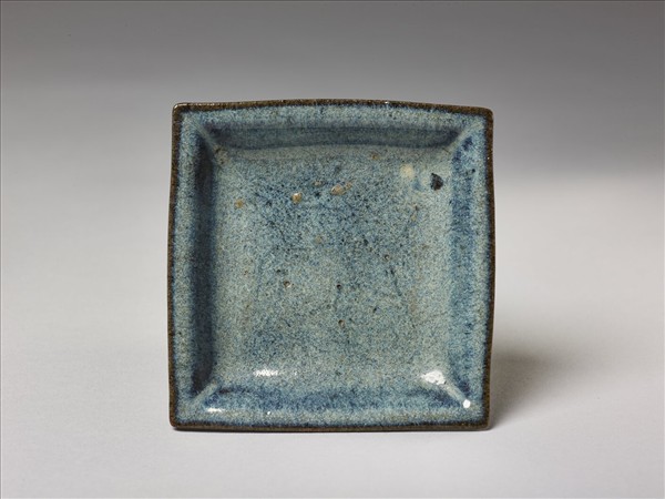 廣窯 仿鈞釉方碟