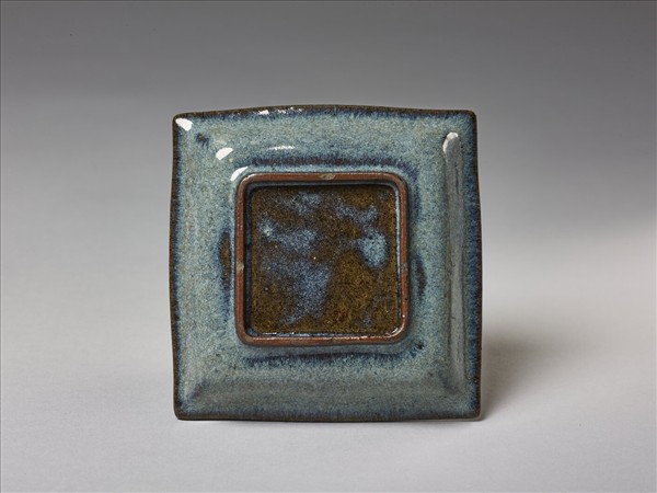 廣窯 仿鈞釉方碟