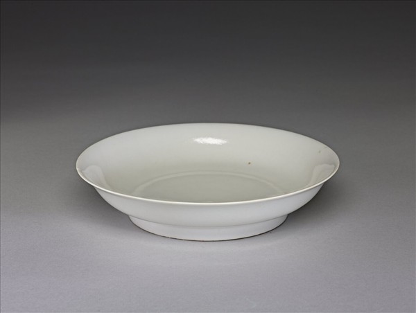 甜白釉碟