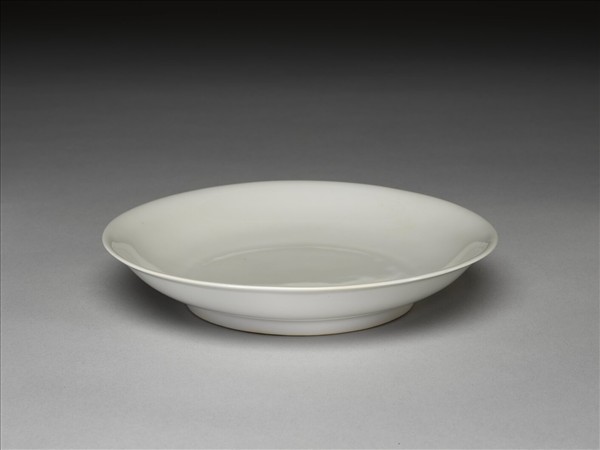 甜白釉碟