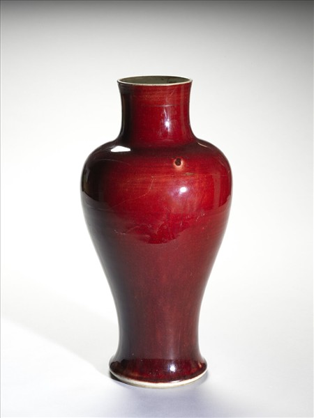 寶石紅釉瓶