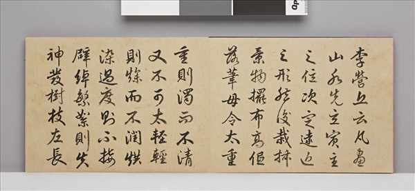 臨趙孟頫畫訣 冊