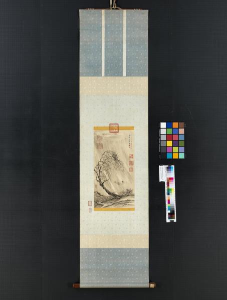 清高宗御筆煙波釣艇　軸