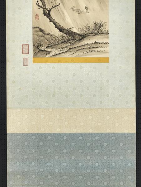 清高宗御筆煙波釣艇　軸