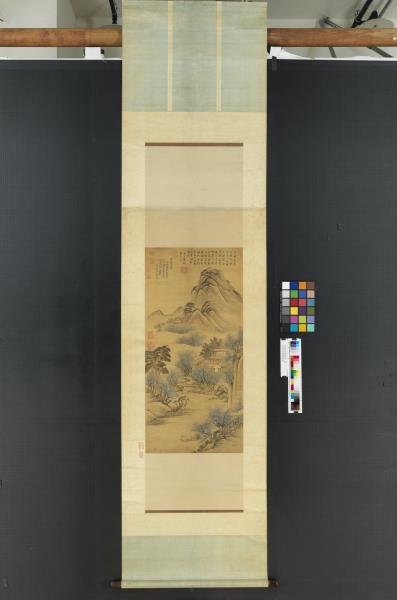 清惲壽平畫萬橫香雪　軸