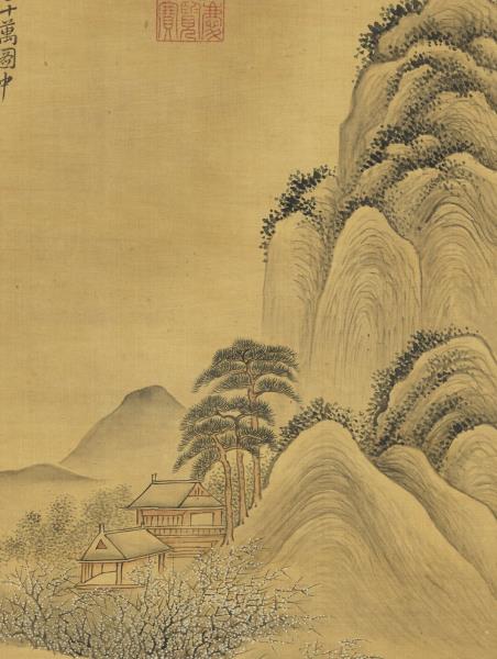 清惲壽平畫萬橫香雪　軸