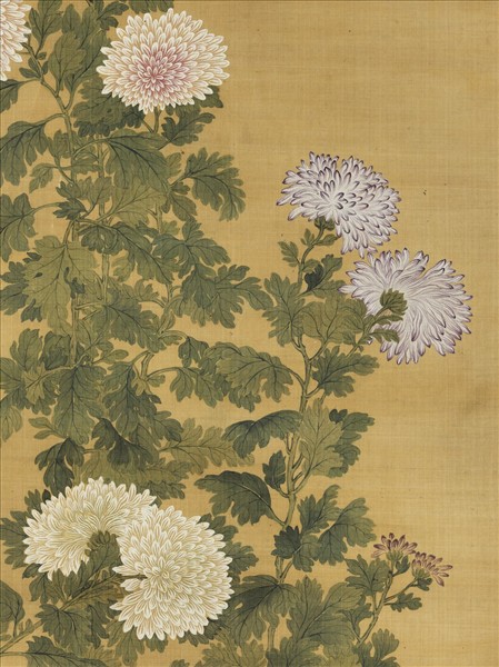 清惲壽平東籬秋色　軸