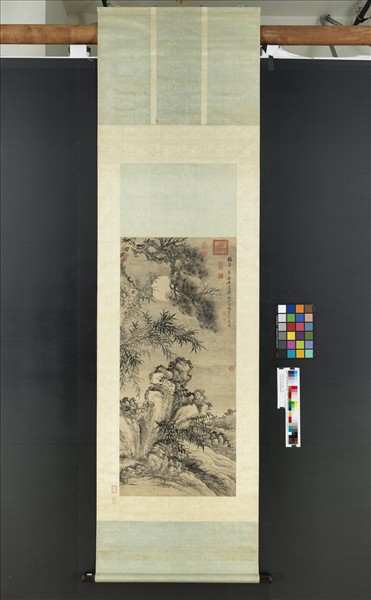 清惲壽平臨五清圖　軸