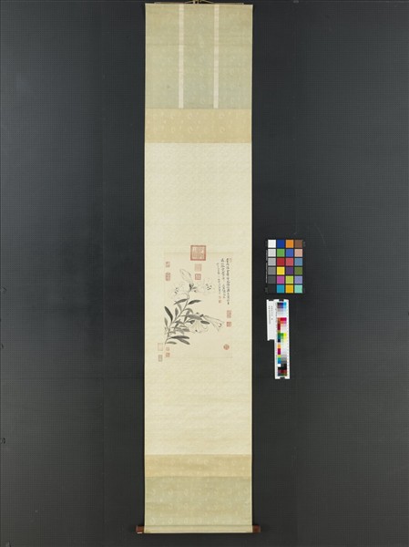 清惲壽平百合　軸
