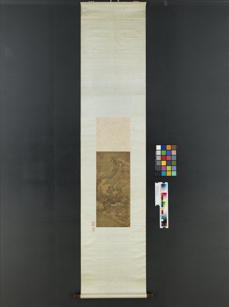 清顧雲臣雪景　軸