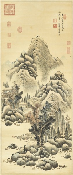 清裕親王夏山圖　軸