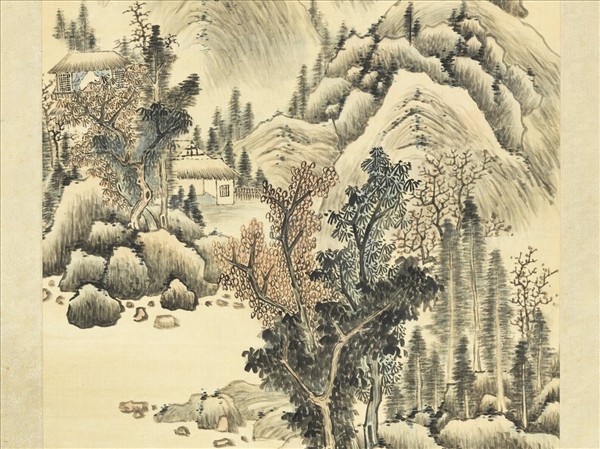 清裕親王夏山圖　軸