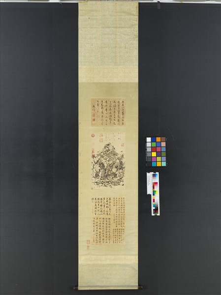 清王原祁畫山水　軸