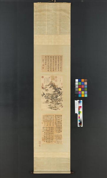 清王原祁畫山水　軸