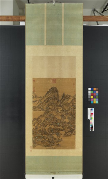 清王原祁重山疊嶂圖　軸