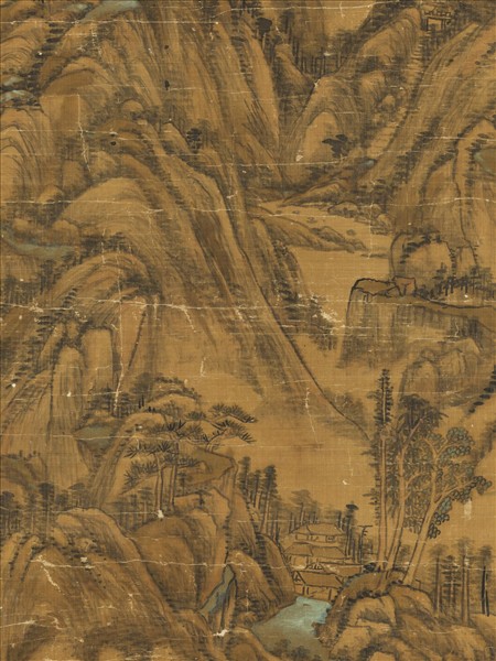 清王原祁重山疊嶂圖　軸