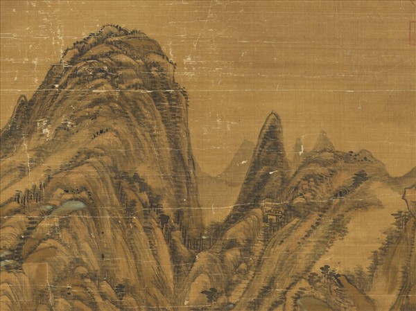 清王原祁重山疊嶂圖　軸