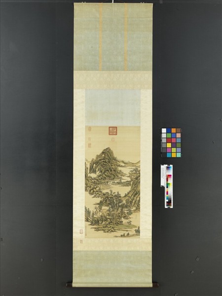 清王原祁平林罨翠圖　軸