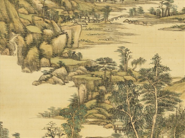 清王原祁平林罨翠圖　軸