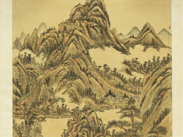 清王原祁仿黃公望筆意　軸