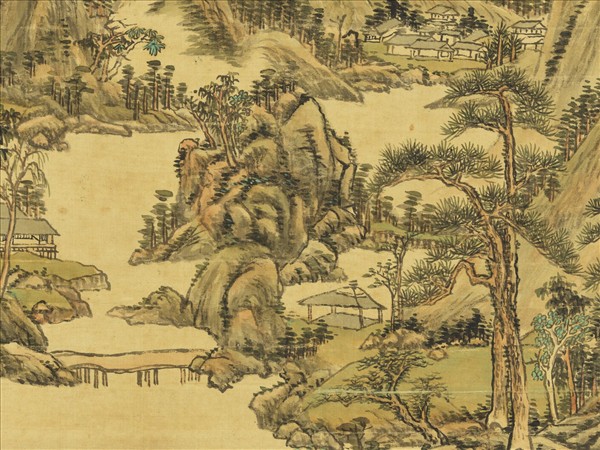 清王原祁仿黃公望筆意　軸