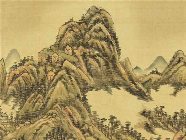 清王原祁仿黃公望筆意　軸