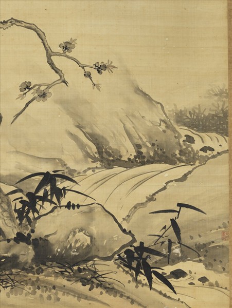 清蔣廷錫畫歲寒三友　軸