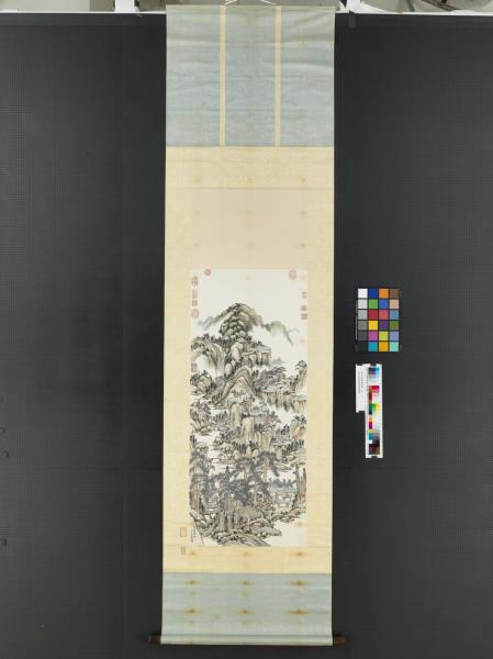 清弘旿畫雲巖錦樹　軸