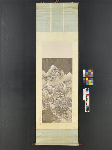 清弘旿畫千林瑞雪　軸