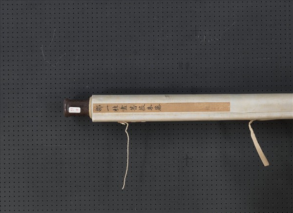 清鄒一桂畫薔薇朱藤　軸